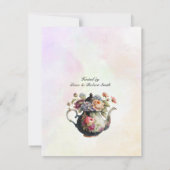 Tea Cups, Moederdag Vrijgezellenfeest Kaart (Achterkant)