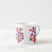 TEA CUPS OF EXPRESSO-MOKKEN - CHRISTMAS DESIGN GIF ESPRESSO KOP (Voorkant rechts)