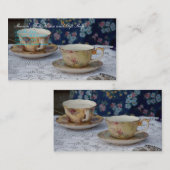 Tea Cups Visitekaartje (Voorkant / Achterkant)
