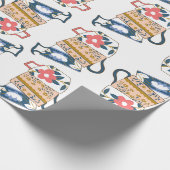 Tea Cups Wrapping Paper Cadeaupapier (Hoek)