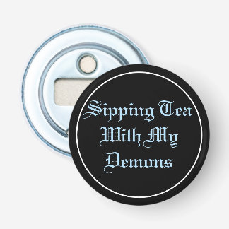 Tea & Demons Pastel Gothic Button Flesopener