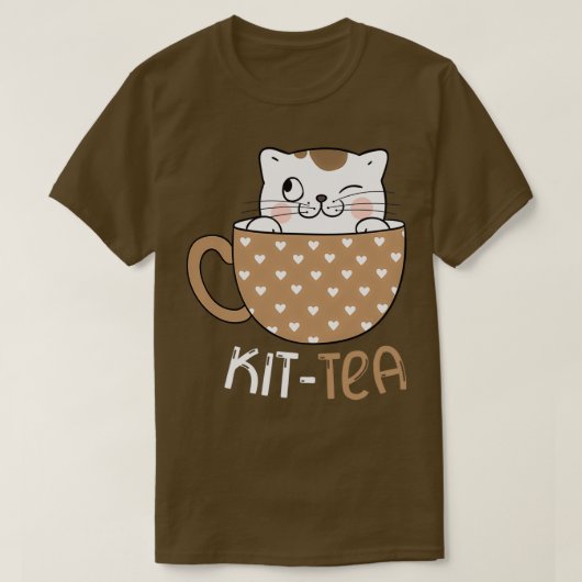 Tea Design for Tea Lovers 4 T-shirt (Design voorkant)