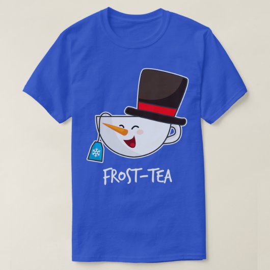 Tea Design Frost Tea Kerstdag cadeau T-shirt (Design voorkant)