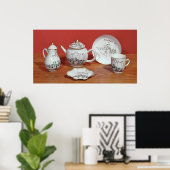 Tea-dienst aangeboden aan Carl Linnaeus Poster (Thuiskantoor)