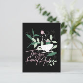 Tea doet onze fancy hulp briefkaart (Staand voorkant)