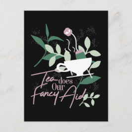 Tea doet onze fancy hulp briefkaart