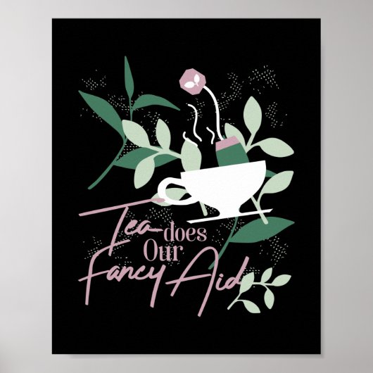 Tea doet onze fancy hulp poster (Voorkant)