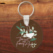 Tea doet onze fancy hulp sleutelhanger (Voorkant)