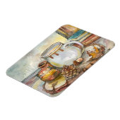 Tea door het Venster Magneet (Linkerzijde)