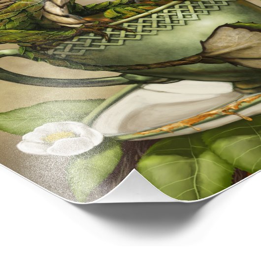 Tea Dragon 8.5x11 afdrukken Foto Afdruk (Hoek)