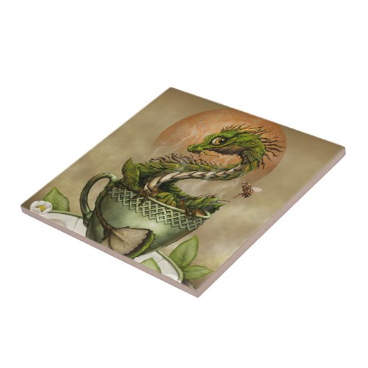 Tea Dragon-Tegel Tegeltje (Zijkant)