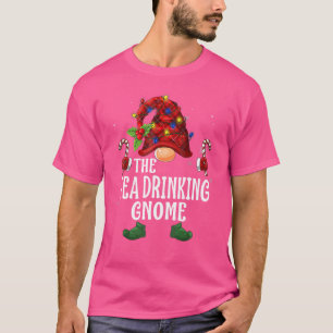 Tea Drink Gnome Buffalo Pset Matching Family C T-shirt