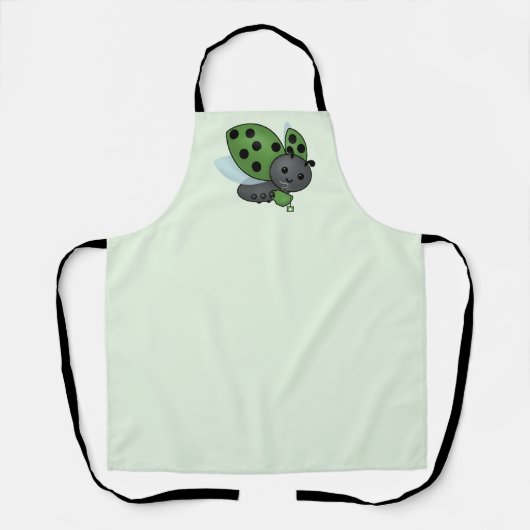 Tea Drink Ladybug Schort (Voorkant)