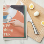 Tea Drinker, cuppa Theedoek (Quarter Fold)