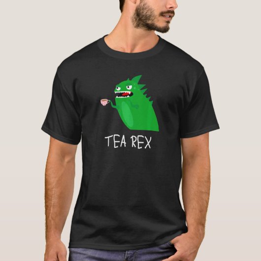 Tea Drinker for Women Tea Rex T-shirt (Voorkant)