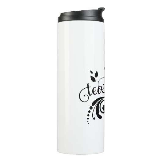 Tea Drinker, Gift for Tea Lover Thermosbeker (Gedraaid links)