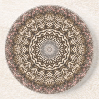 Tea Dyed Mandala Onderzetter