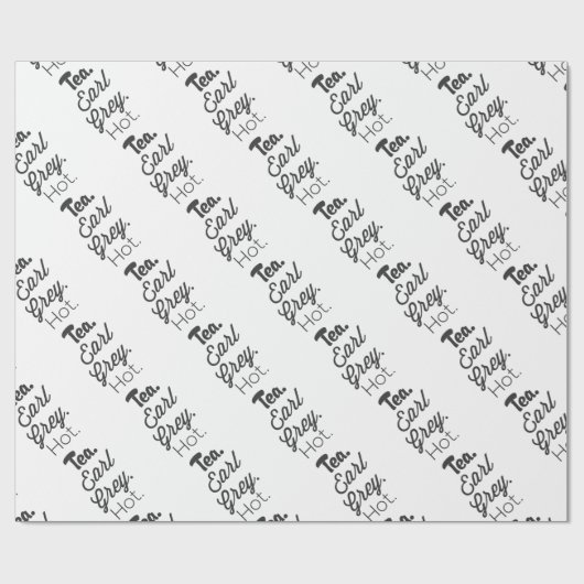 Tea - Earl Gray Hot Cadeaupapier (Vlak)