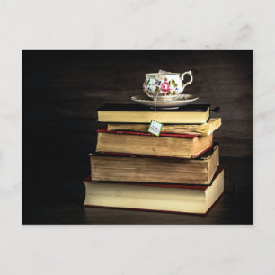 Tea en Boeken Briefkaart