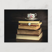 Tea en Boeken Briefkaart (Voorkant)