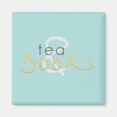 Tea en Books Magnet (Voorkant)