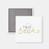 Tea en Books Magnet (Voorkant / Achterkant)