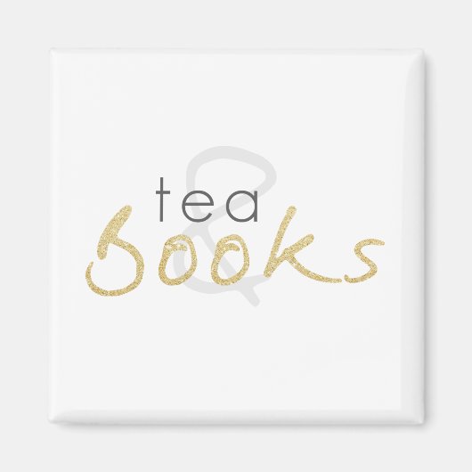 Tea en Books Magnet (Voorkant)