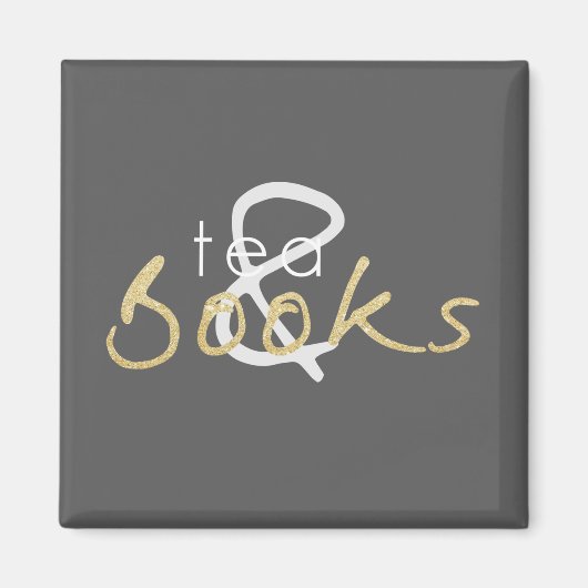 Tea en Books Magnet (Voorkant)