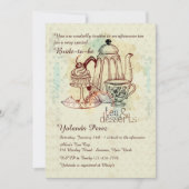 Tea en desserts Invitation Kaart (Voorkant)