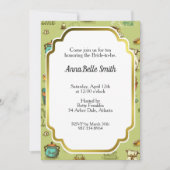 Tea en Honey Tea Time in Green Kaart (Voorkant)