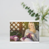 Tea- en kapotmaken briefkaart (Staand voorkant)