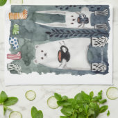 Tea en Warm Socks Kitchen Towelen Theedoek (Gevouwen)