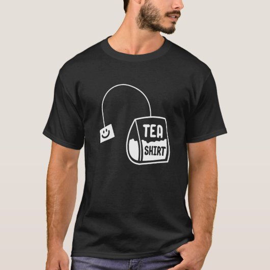 Tea Fanatic Tea Bag tea T-shirt (Voorkant)