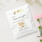 Tea Favor Bags Autumn Fall Weddenschap bag Bedankzakje (Gezegeld)