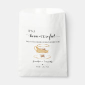Tea Favor Bags Autumn Fall Weddenschap bag Bedankzakje (Voorkant)