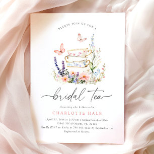 Tea Floral Vrijgezellenfeest Kaart