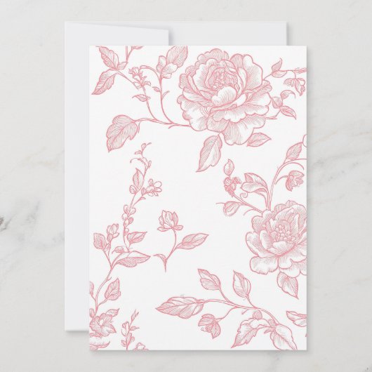 Tea for Two Baby shower Tea Party Kaart (Achterkant)