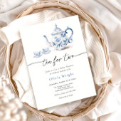 Tea for Two Baby shower Tea Party Kaart