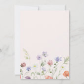 Tea for Two Birthday Party Invitation Kaart (Achterkant)