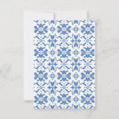 Tea for Two – Floral 2nd Birthday Bedankkaart (Achterkant)