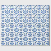 Tea for Two – Floral 2nd Birthday Party Cadeaupapier (Vlak)