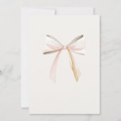 Tea for Two Pastel Birthday Invitation for Girls Kaart (Achterkant)