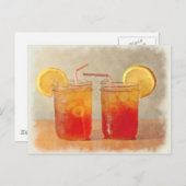 Tea for Two Southern Style Mason Jars of Sweet Tea Briefkaart (Voorkant / Achterkant)