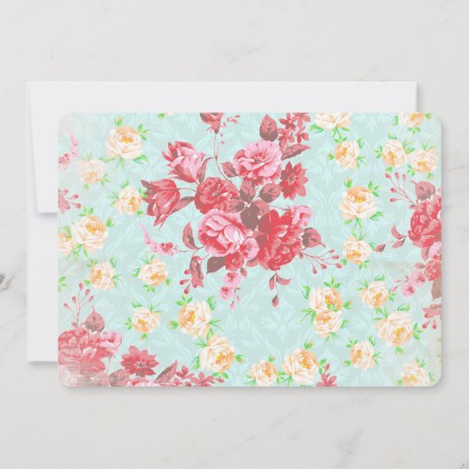 Tea for Two Tea Party girl Kaart (Achterkant)