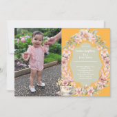  Tea for Two Whimsical Birthday Foto Kaart (Voorkant)