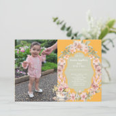  Tea for Two Whimsical Birthday Foto Kaart (Staand voorkant)