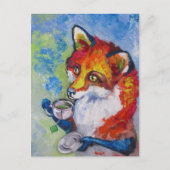 Tea Fox Briefkaart (Voorkant)