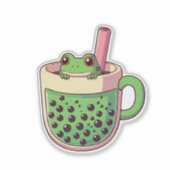 Tea Frog Sticker (Voorkant)