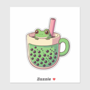 Tea Frog Sticker