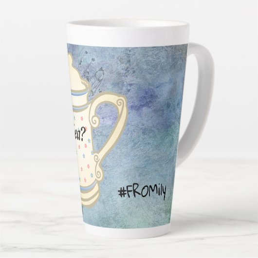 Tea? #FROMily Van Fandom Liu Diner Design 17 oz Latte Mok (Rechterhoek)